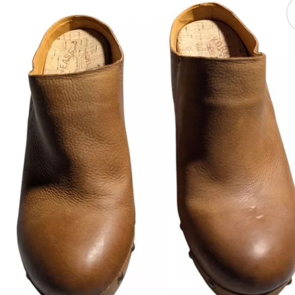 Kork-Ease Demi Leather Clog Womens 11 Brown Evereve NWT and Box - Picture 2 of 7